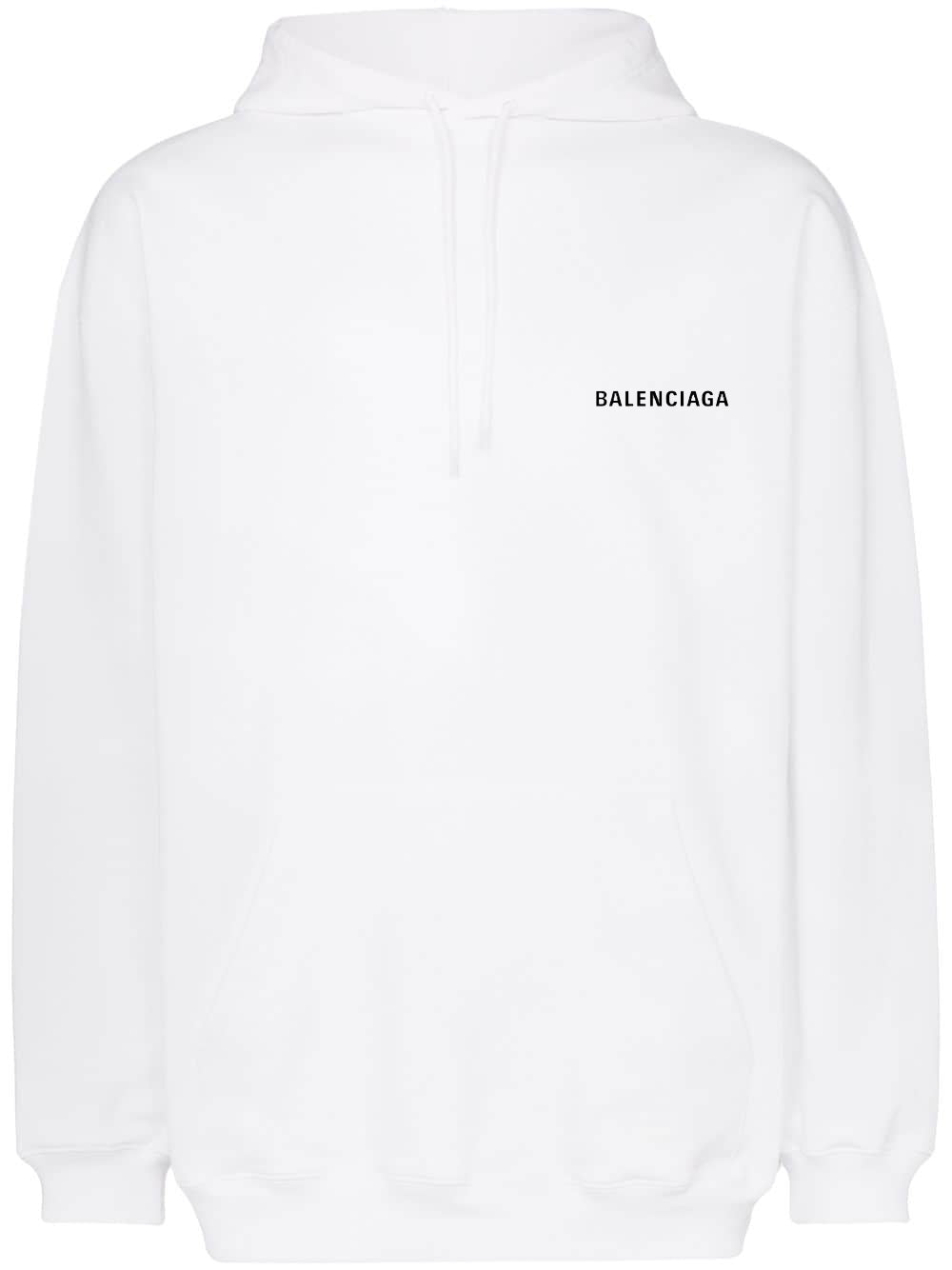 FELPA BALENCIAGA WHITE CLASSIC