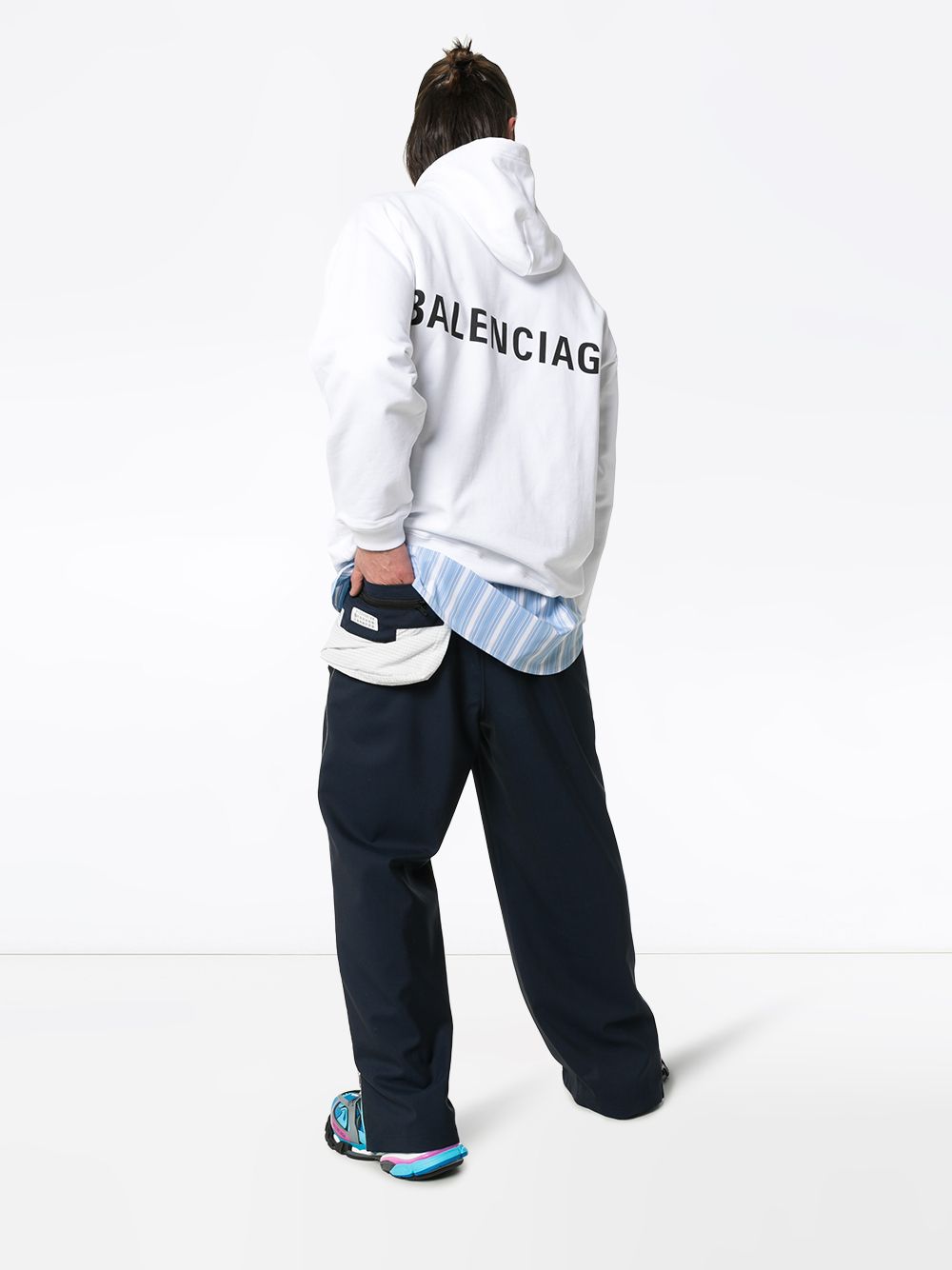 FELPA BALENCIAGA WHITE CLASSIC