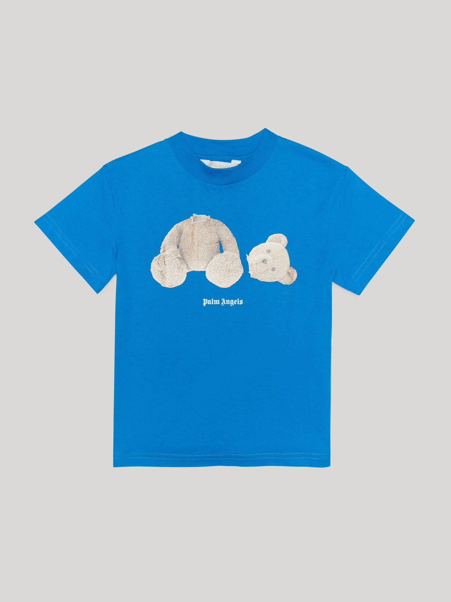 T-SHIRT PALM ANGELS BEAR BLU