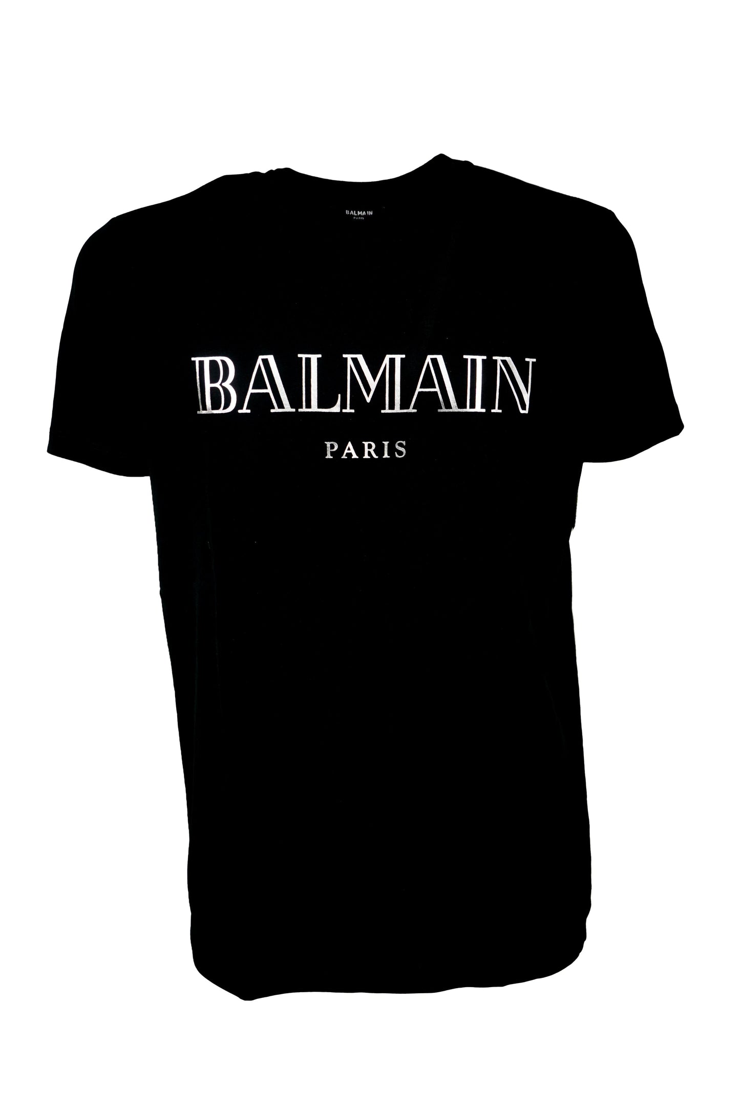 T-SHIRT BALMAIN ARGENTO