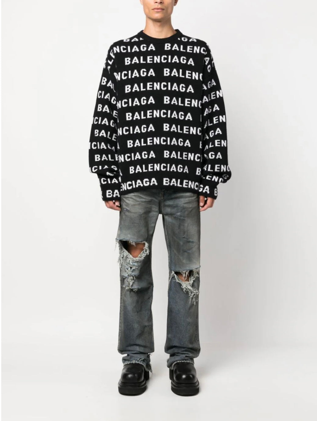 MAGLIONE GIROCOLLO BALENCIAGA