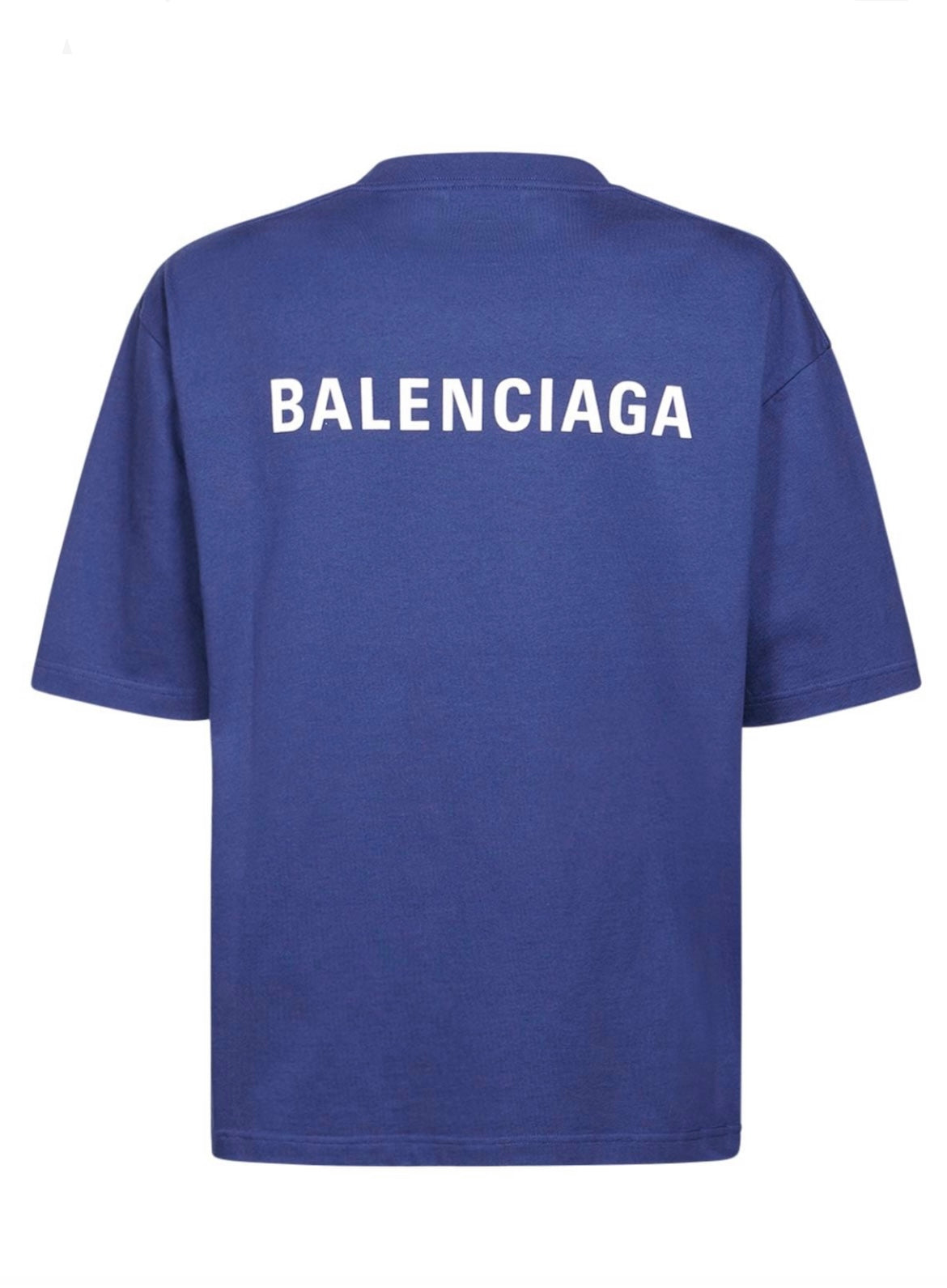 T-SHIRT BALENCIAGA BLUE CLASSIC