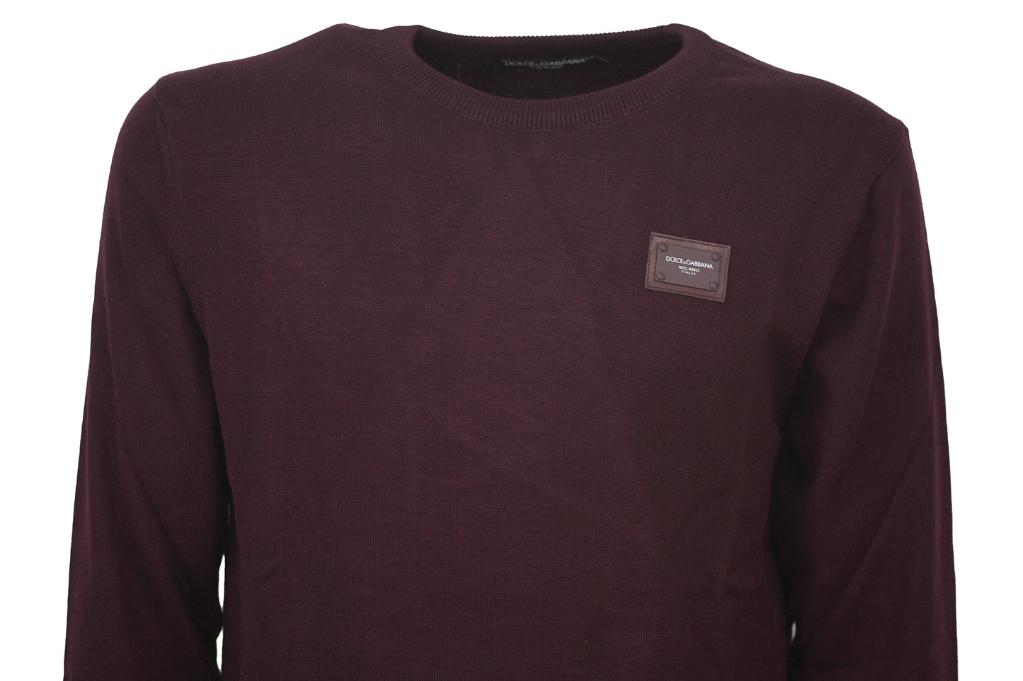 MAGLIONE GIROCOLLO CON TARGHETTA DOLCE&GABBANA
