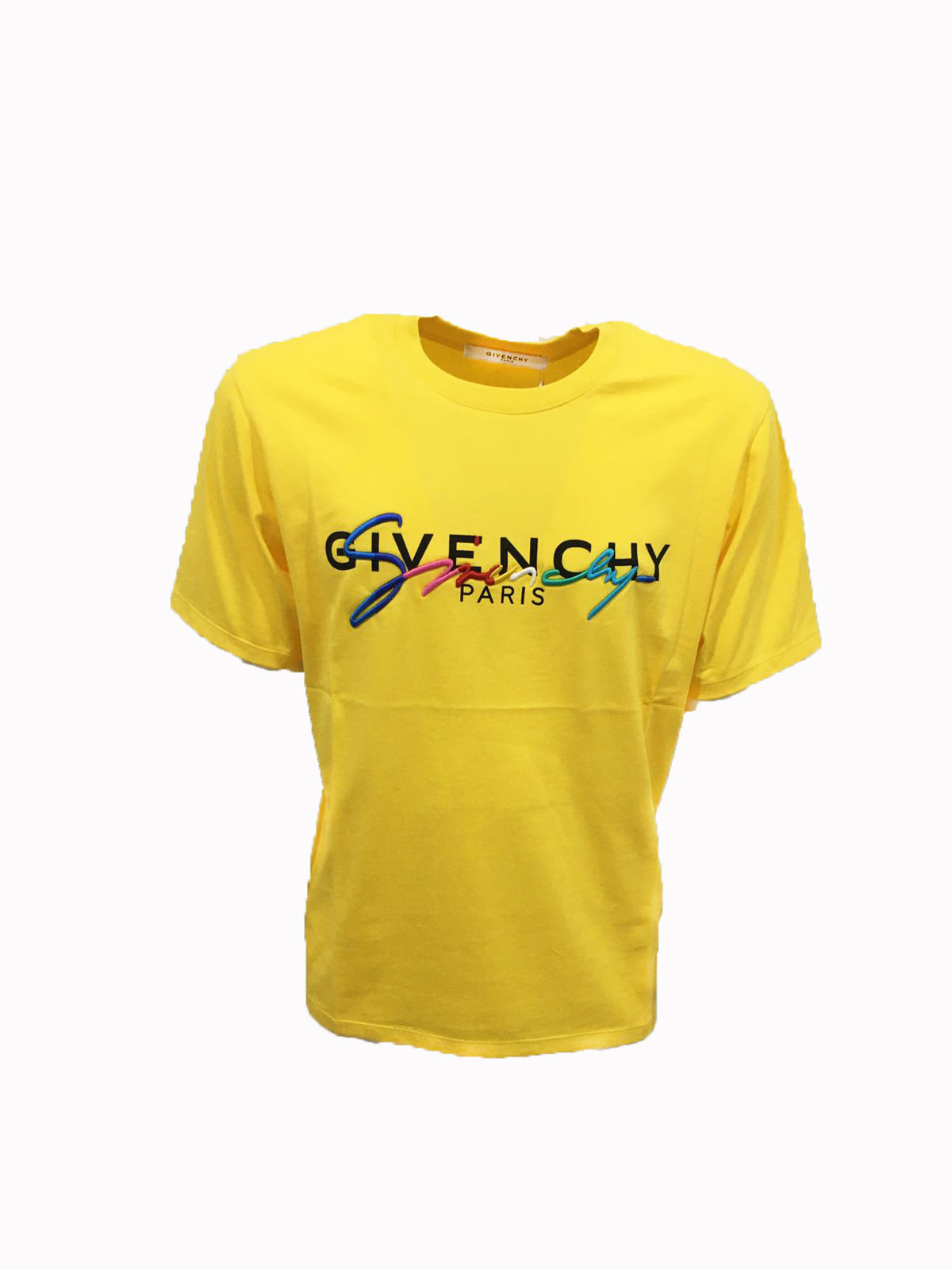 T-SHIRT GIVENCHY PARIS MULTICOLOR YELLOW