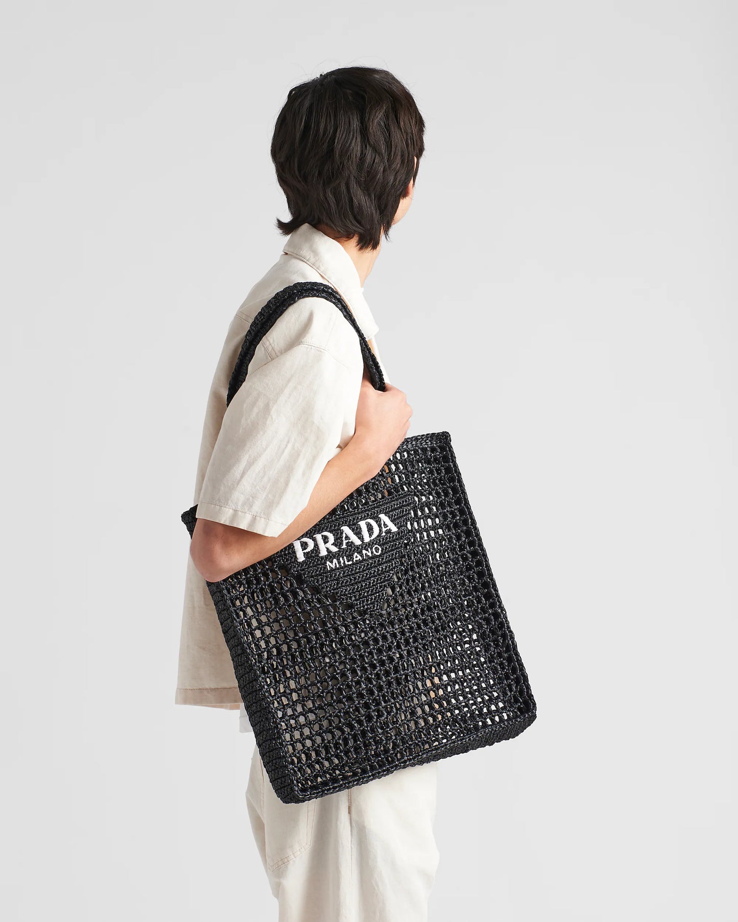 Prada Borsa tote con logo