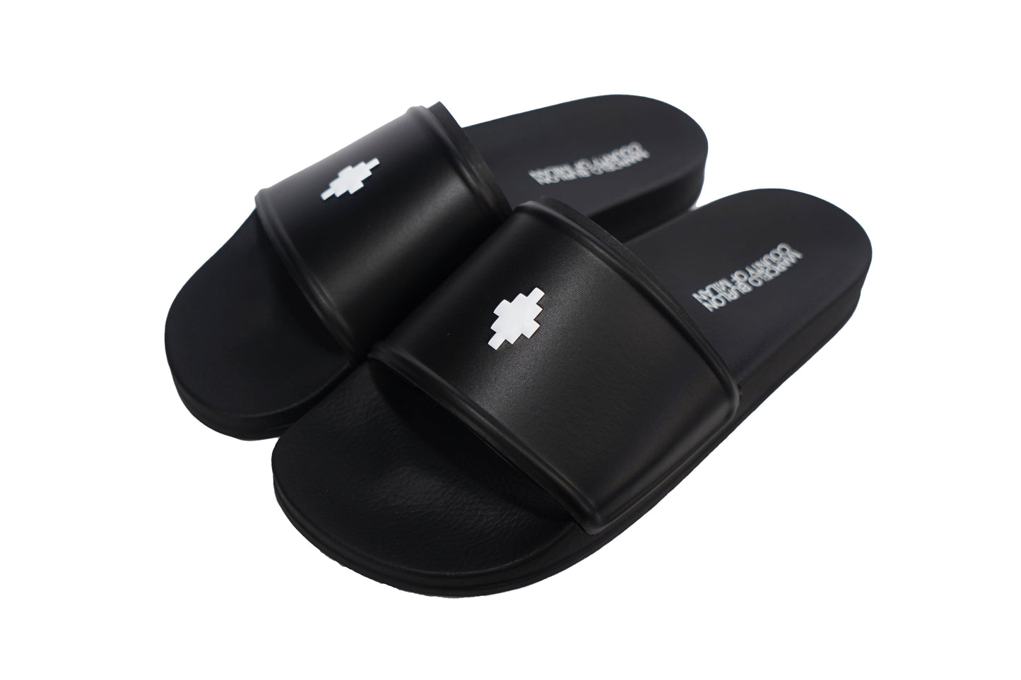 MARCELLO BURLON CIABATTA CROSS SLIDERS