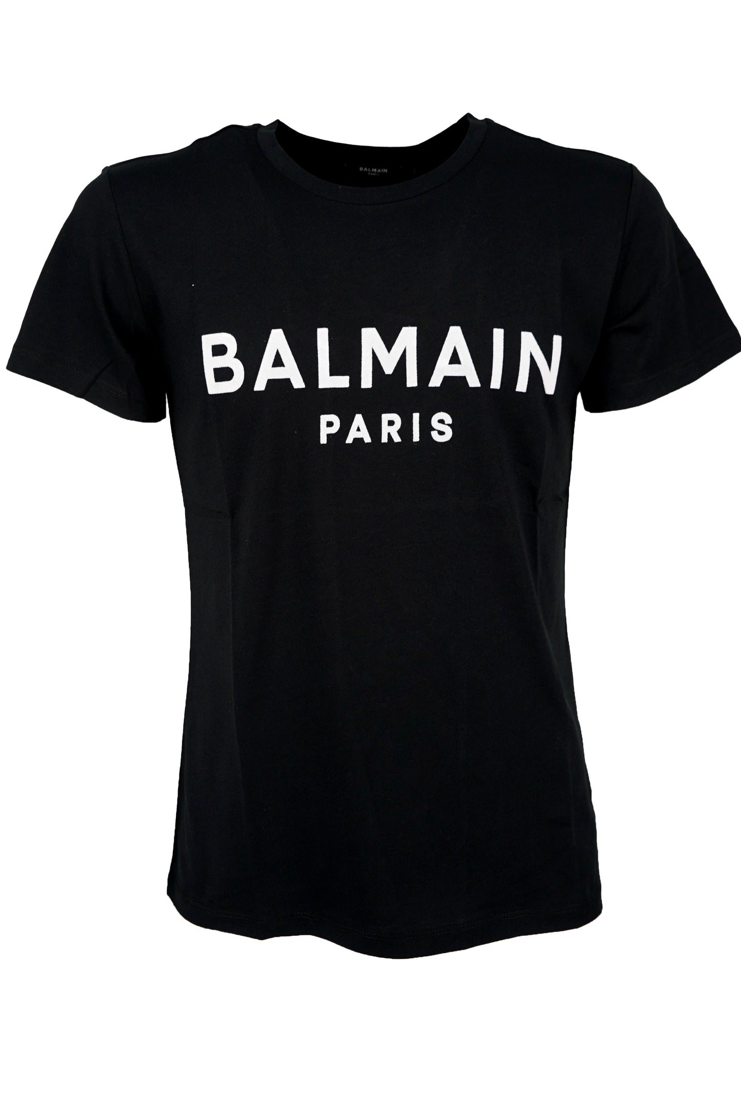 T-SHIRT BALMAIN PARIS LOGO VELLUTO
