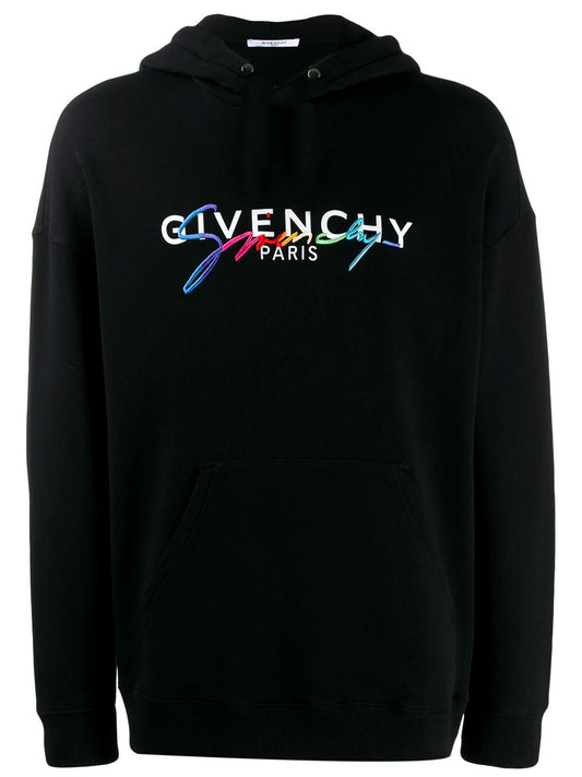 Felpa Givenchy Paris Con ricamo multicolore