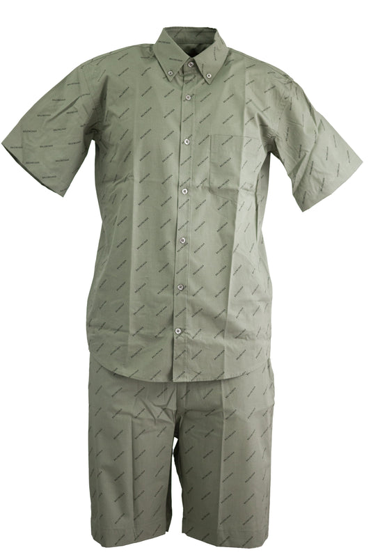 COMPLETO BALENCIAGA PARIS CAMICIA E BERMUDA